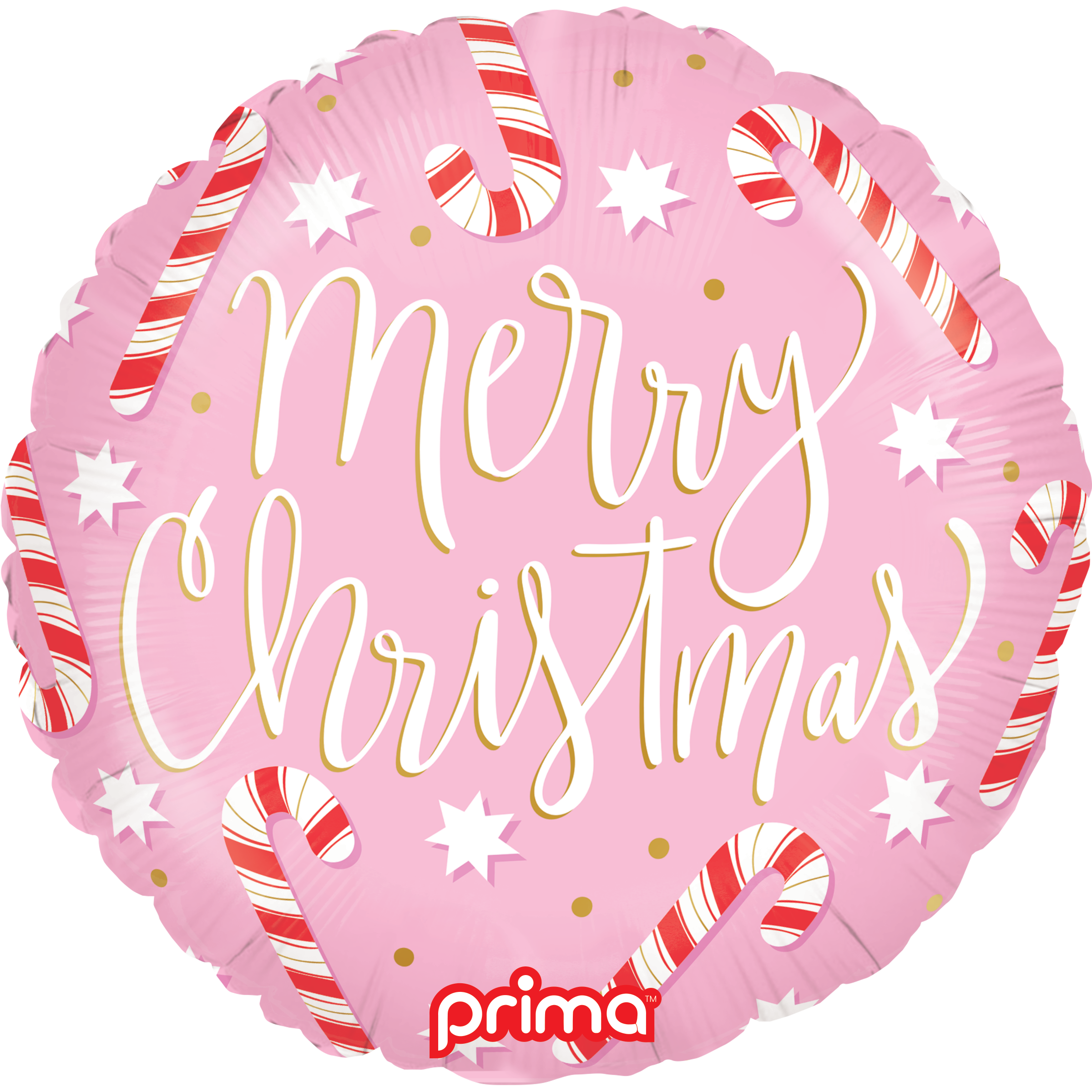 PRIMA 18" Round Merry Christmas Candy Canes